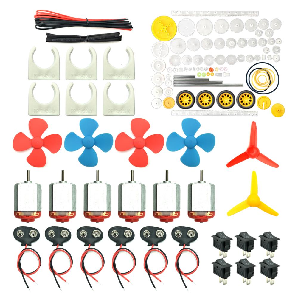 6 Set Motors Kit, Mini Electri - Hobby Is Science ulasan dan harga