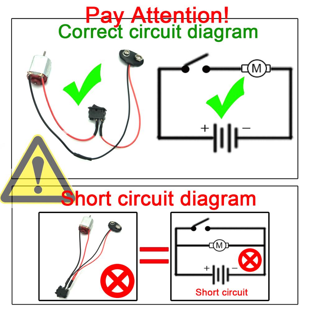 6 Set Motors Kit, Mini Electri - Hobby Is Science ulasan dan harga