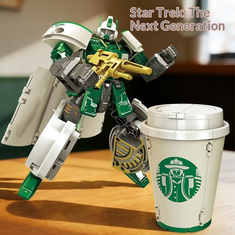 Transforming toy milk tea warr - Science Robotics ulasan dan harga