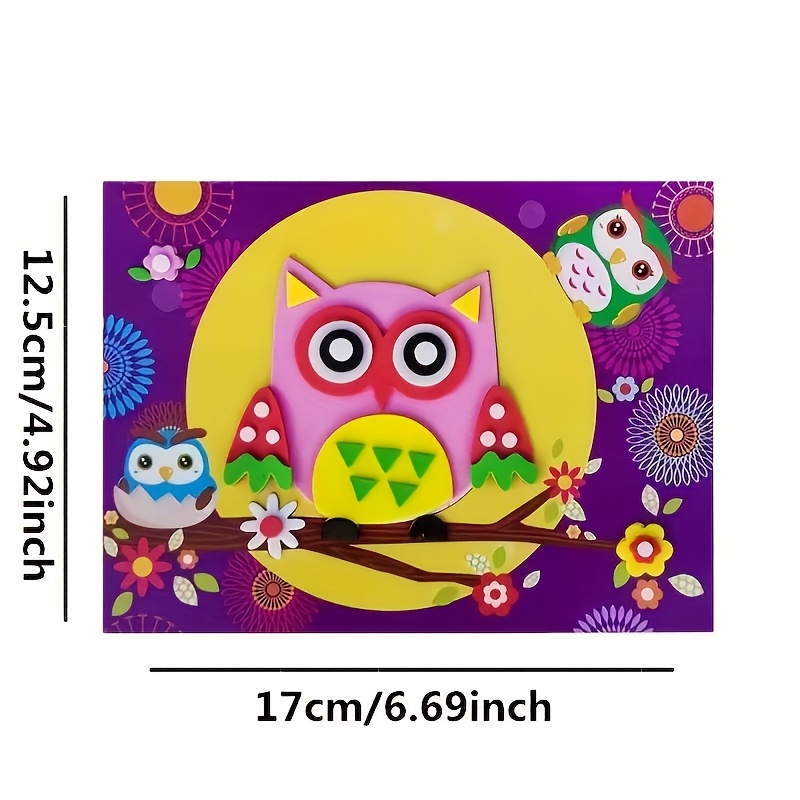 Children's 3D Stickers, 10 Ran - Science Project Diy ulasan dan harga
