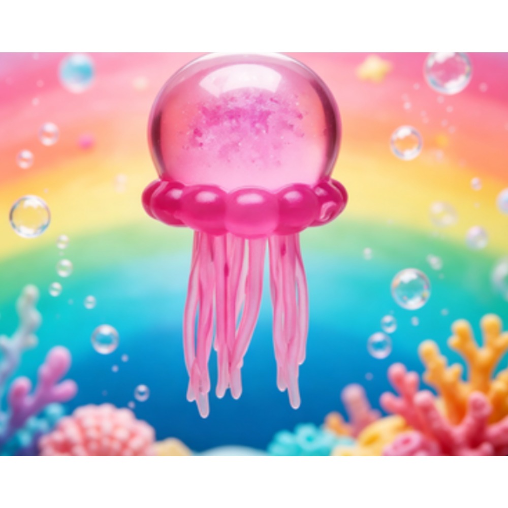 Transparent Glitter Jellyfish  - Crystal Growing Kit ulasan dan harga