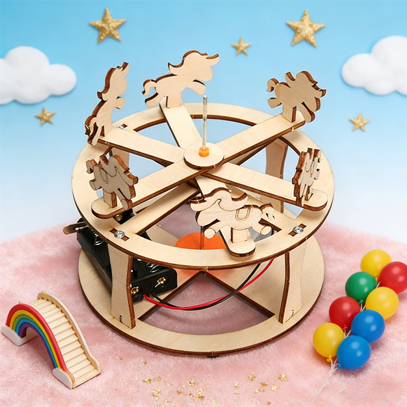 HUAHUABuild Your Own Carousel  - Science Project Diy ulasan dan harga