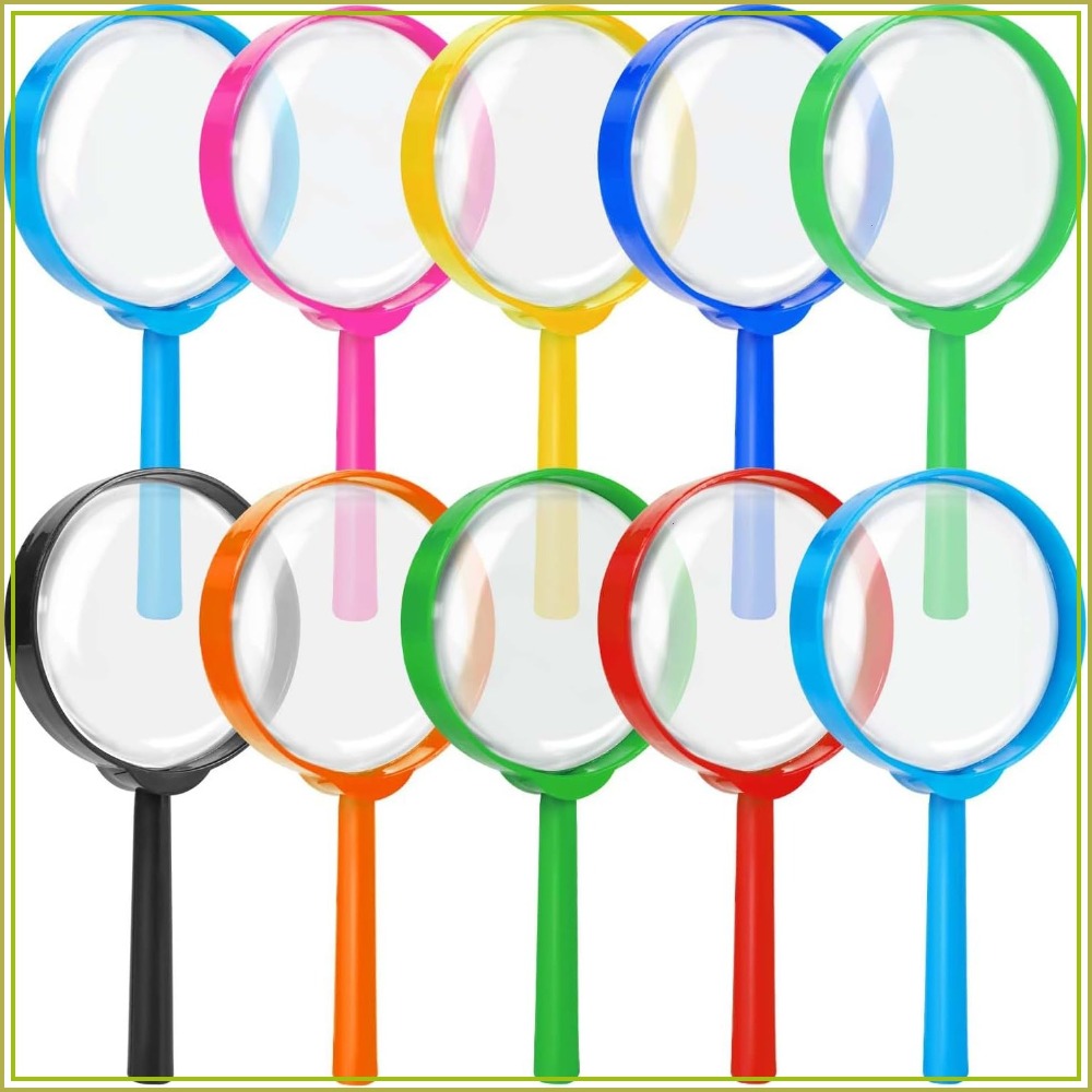 10 PCS Mini Magnifying Glass f - Hobby Is Science ulasan dan harga