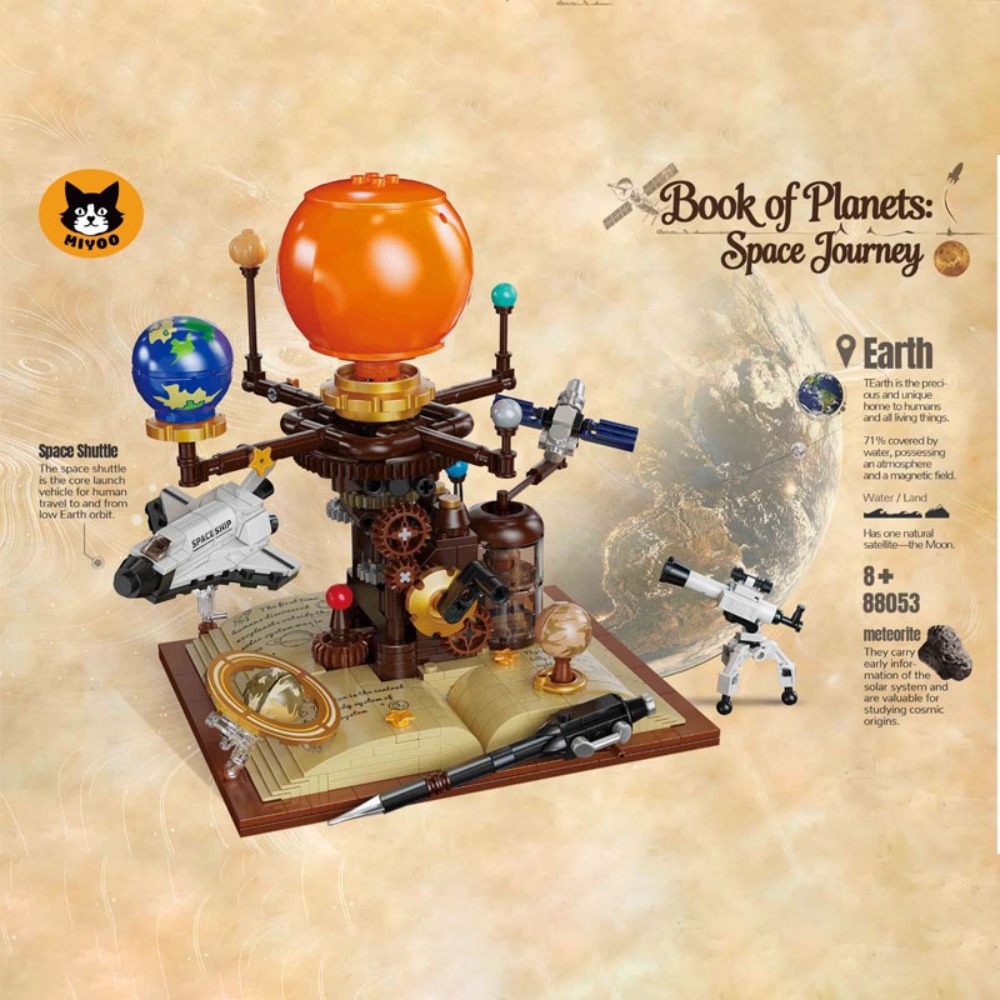 672PCS STEM Building Blocks So - Solar System Orrery ulasan dan harga