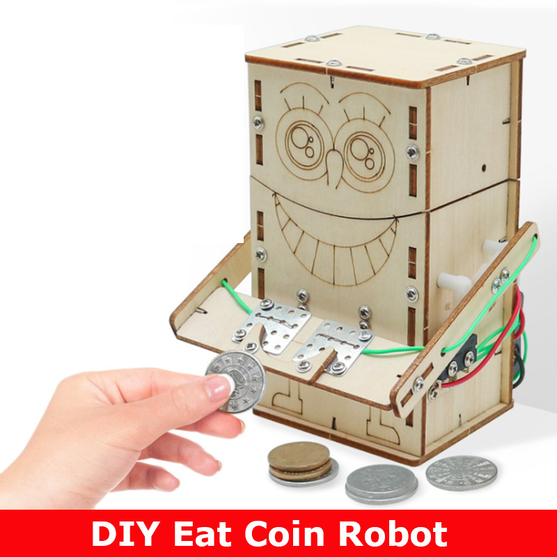 Wooden Electric Powered Eat Co - Science Robotics ulasan dan harga