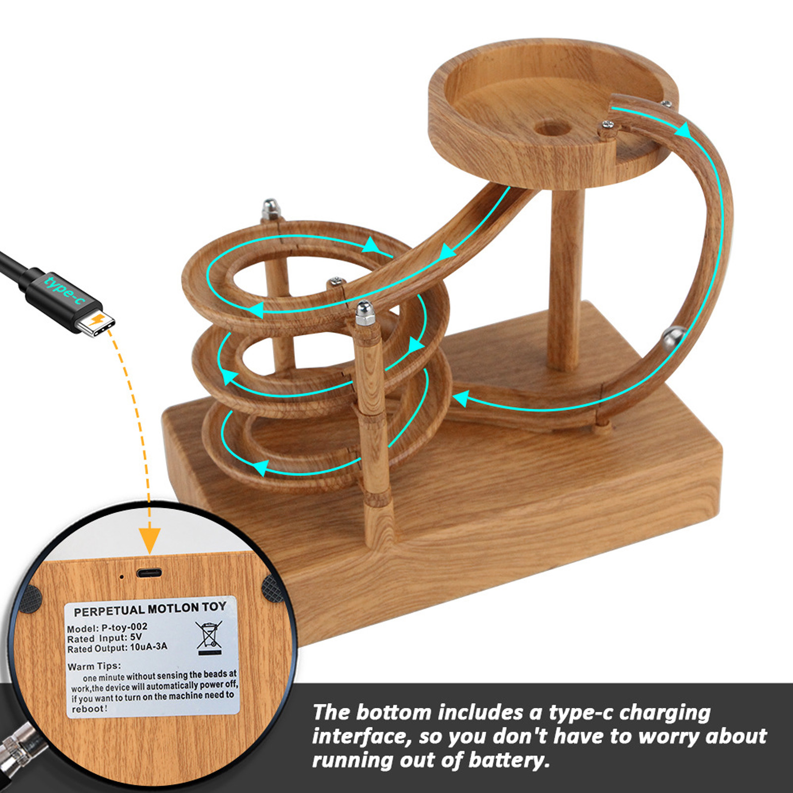 Rolling  Perpetual Motion Mach - Solar System Orrery ulasan dan harga