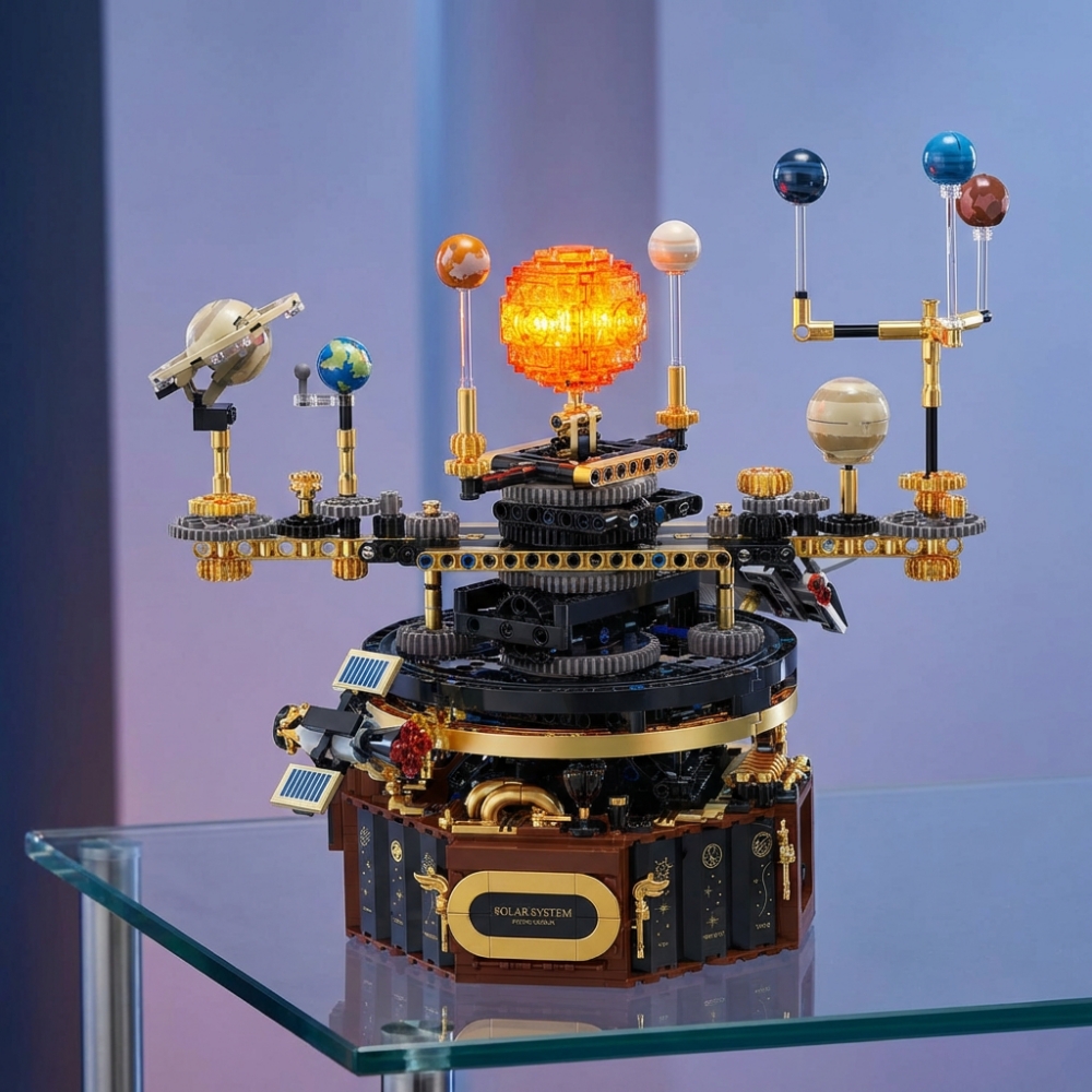 1098pcs Technical Solar System - Solar System Orrery ulasan dan harga