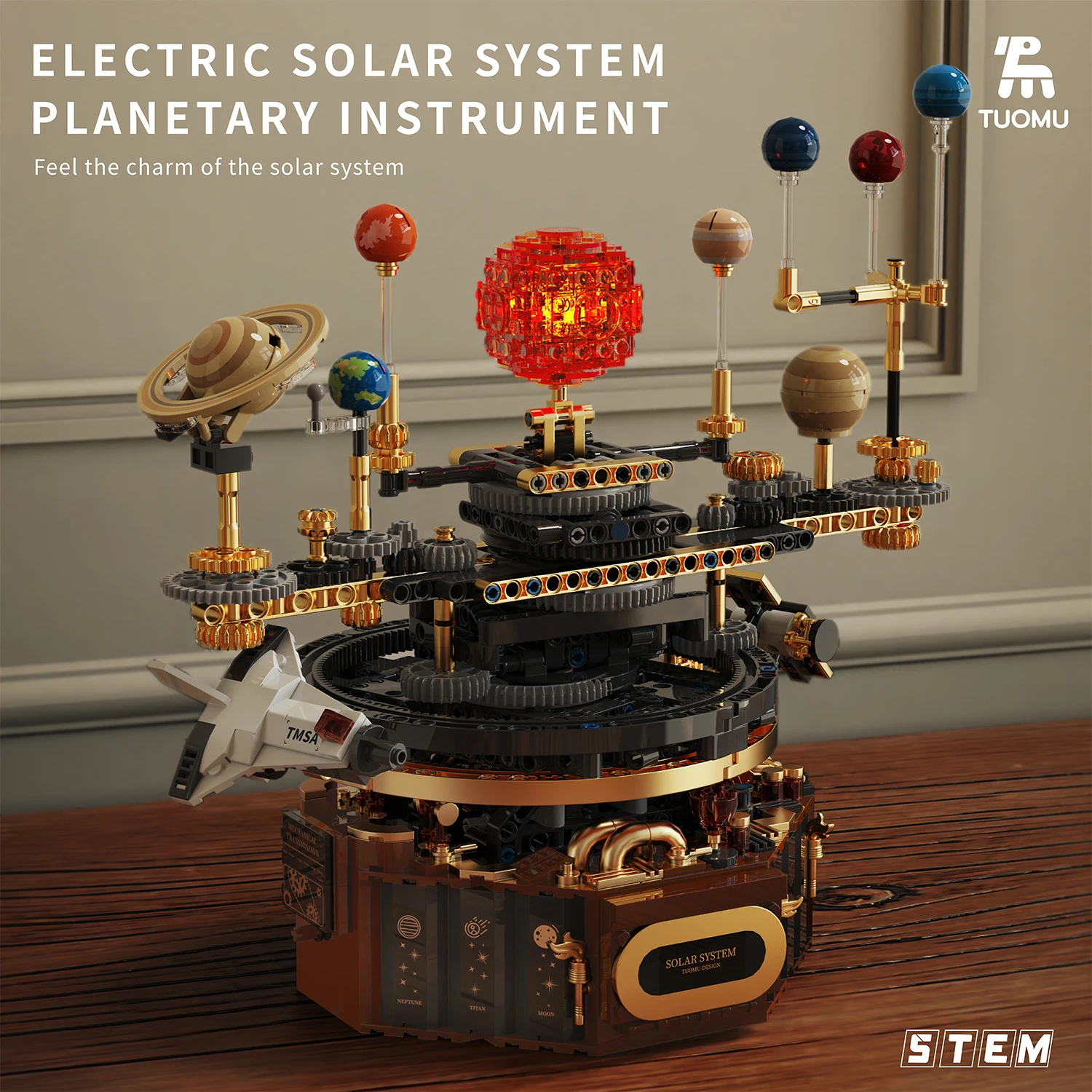 1098pcs Technical Solar System - Solar System Orrery ulasan dan harga