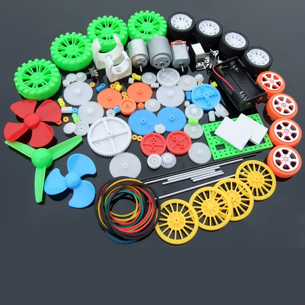 112pcs DC Motor Kit Electric M - Science Project Diy ulasan dan harga