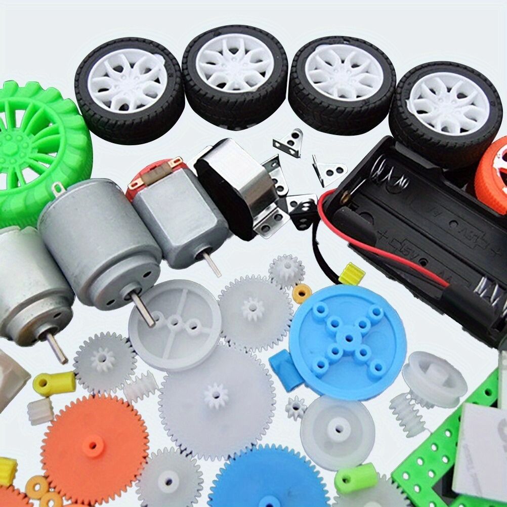 112pcs DC Motor Kit Electric M - Science Project Diy ulasan dan harga