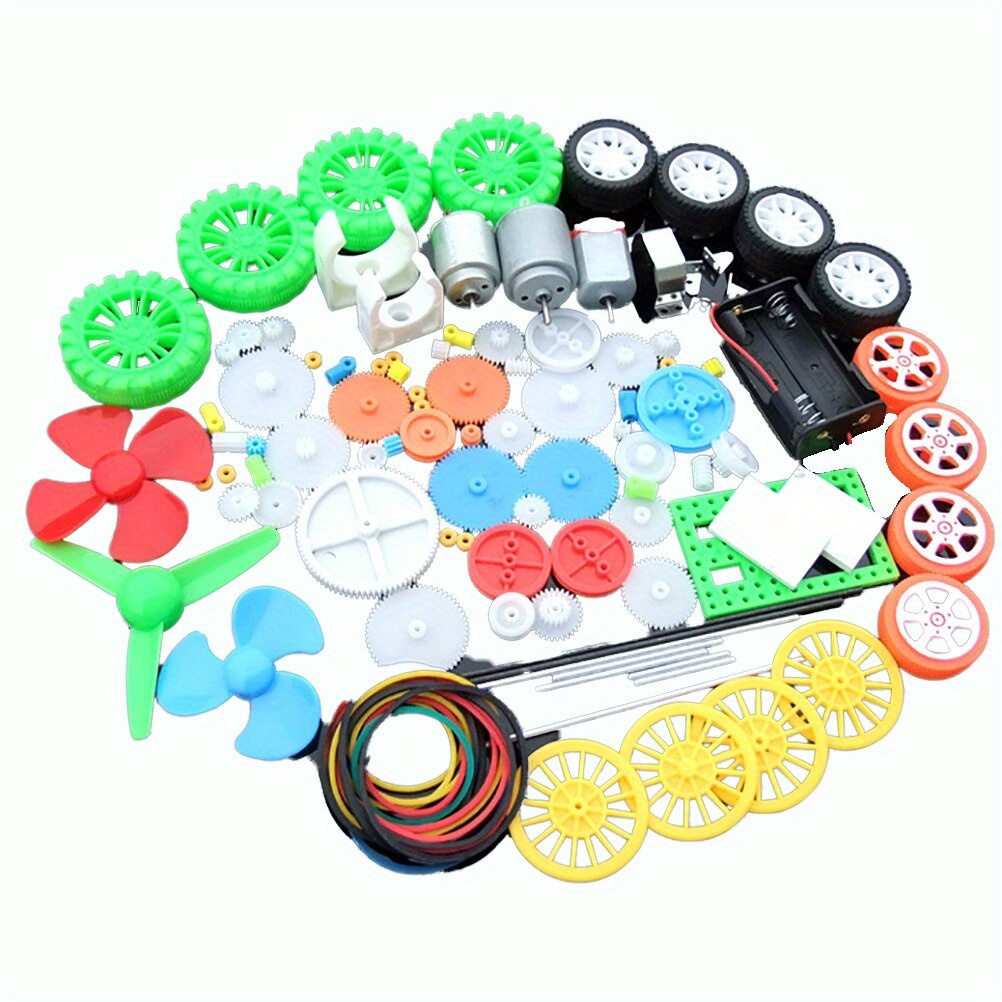 112pcs DC Motor Kit Electric M - Science Project Diy ulasan dan harga