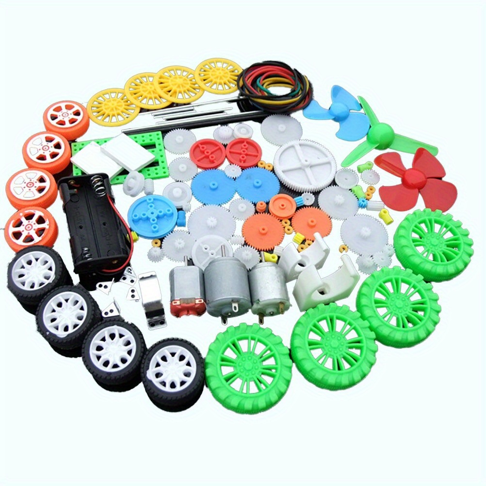 112pcs DC Motor Kit Electric M - Science Project Diy ulasan dan harga