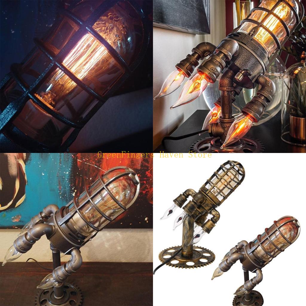 Retro Steampunk Rocket Light H - Solar System Orrery ulasan dan harga